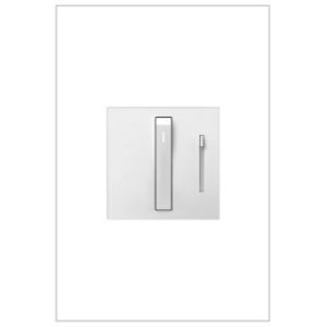 PASS AND SEYMOUR ADWR1103H-W4 Incandescent/Halogen Whisper Dimmer, 120V, 1100W | CH4AJB