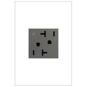 PASS AND SEYMOUR ARCD202-M10 Power Outlet, Dual Control, Tamper Resistant, 20A, 125V | CH4AKV