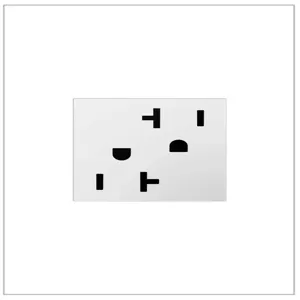 PASS AND SEYMOUR ARTR202-W4 Power Outlet, 20A, 125VAC | CH4AKP