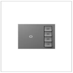 PASS AND SEYMOUR ASTM2-M2 Timer Switch, Manual On, Timed Off | CH4AUM