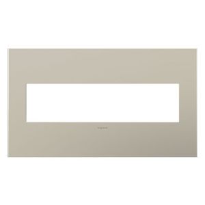 PASS AND SEYMOUR AWC4G-SN4 Wall Plate, 4 Gang, Nickel | CH4ATW