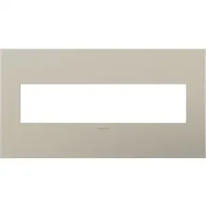 PASS AND SEYMOUR AWC4G-SN4 Wall Plate, 4 Gang, Nickel | CH4ATW