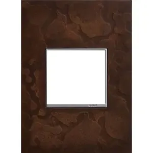 PASS AND SEYMOUR AWM1G2HFBR4 Wall Plate, Screwless, 1 Gang, Bronze | CH4ARP