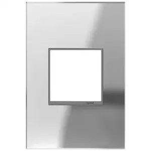 PASS AND SEYMOUR AWM1G2MR1 Wall Plate, Screwless, 1 Gang, Mirror | CH4AQM