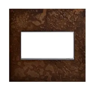 PASS AND SEYMOUR AWM2GHFBR1 Wall Plate, Screwless, 2 Gang, Bronze | CH4AVG