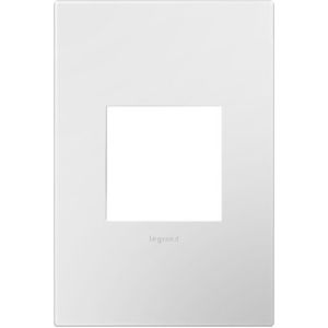 PASS AND SEYMOUR AWP1G2-WH6 Wall Plate, Screwless, 1 Gang, Gloss White | CH4ANX