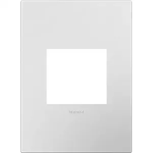 PASS AND SEYMOUR AWP1G2PW4 Wall Plate, Screwless, 1 Gang, Powder White | CH4ATH