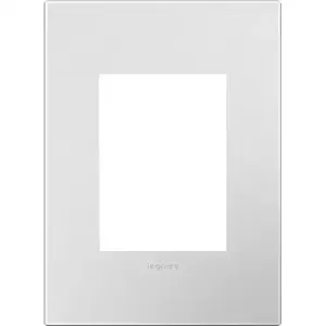 PASS AND SEYMOUR AWP1G3PW4 Wall Plate, Screwless, 1 Gang, Powder White | CH4ATJ