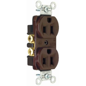 PASS AND SEYMOUR CRB5262-RED Duplex-Steckdosen, Spezifikationsklasse, 15 A, 125 V, Rot | CH4CEA