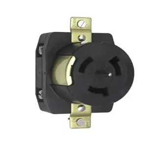 PASS AND SEYMOUR CS8169 Locking Receptacle, 4 Wire | CH4BKU