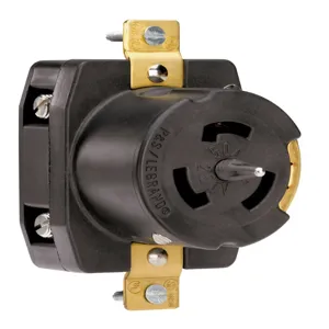 PASS AND SEYMOUR CS8369 Locking Receptacle, 4 Wire | CH4BKV