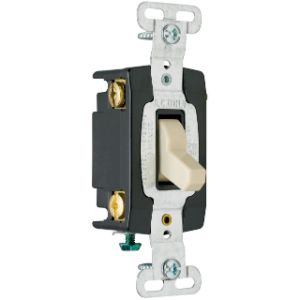 PASS AND SEYMOUR CSB15AC4-I Toggle Switch, 120V, 4 Way, Ivory | CH4DHV