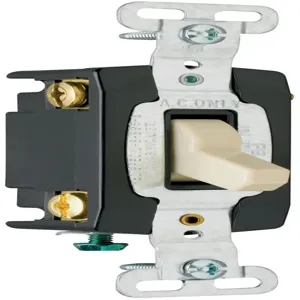 PASS AND SEYMOUR CSB15AC4-I Toggle Switch, 120V, 4 Way, Ivory | CH4DHV