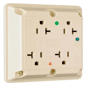 PASS AND SEYMOUR IG420-HISP Isolated Ground Receptacle, Ivory | CH4EML