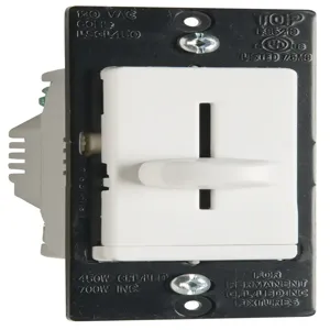 PASS AND SEYMOUR LSCL450I Non Preset Dimmer, 120V, Single Pole, Ivory | CH4ETK