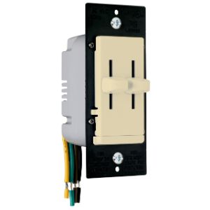 PASS AND SEYMOUR LSDD300-I Incandescent Dimmer, 120V, Dual Slide, Ivory | CH4ETX
