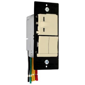 PASS AND SEYMOUR LSDS300-PIV Incandescent Slide Dimmer And Switch, Ivory | CH4ETR