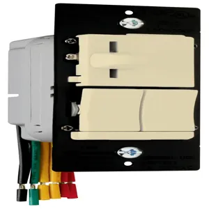 PASS AND SEYMOUR LSDS300-PIV Incandescent Slide Dimmer And Switch, Ivory | CH4ETR