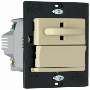 PASS AND SEYMOUR LSLV603-PI Low Voltage Slide Dimmer, 120V, Ivory | CH4ERW