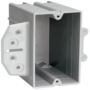 PASS AND SEYMOUR P122-B Steel Stud Bracket Box, 1 Gang | CH4KNU