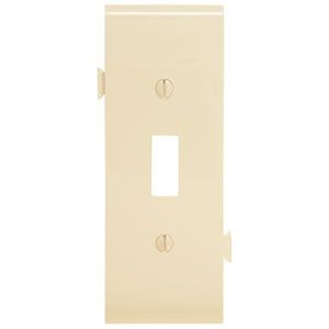 PASS AND SEYMOUR PJSC1-LA Toggle Switch Opening, Sectional, Center Sections, Light Almond | CH4JQL