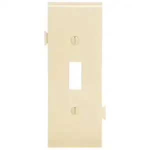 PASS AND SEYMOUR PJSC1-LA Toggle Switch Opening, Sectional, Center Sections, Light Almond | CH4JQL