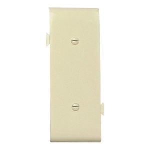 PASS AND SEYMOUR PJSC14-I Sectional Wall Plate, Blank, Strap Mounted, Center Sections, Ivory | CH4JPR