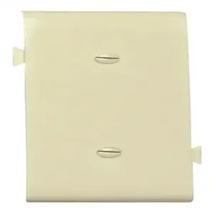 PASS AND SEYMOUR PJSC14-I Sectional Wall Plate, Blank, Strap Mounted, Center Sections, Ivory | CH4JPR