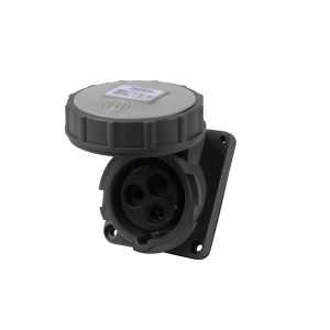 PASS AND SEYMOUR PS320R5-W Pin And Sleeve Receptacle, Watertight, 20A, 277V | CH3ZLZ