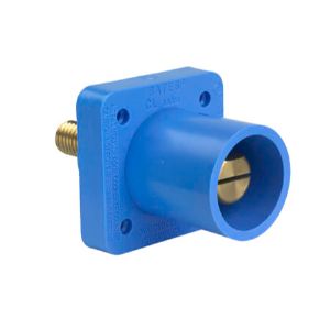 PASS AND SEYMOUR PS40-MRSBBL Panel Mount Locking Connector, Blue, 600V | CH4JUX