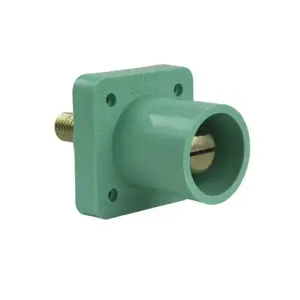 PASS AND SEYMOUR PS40-MRSBG Panel Mount Locking Connector, Green, 600V | CH4JUY