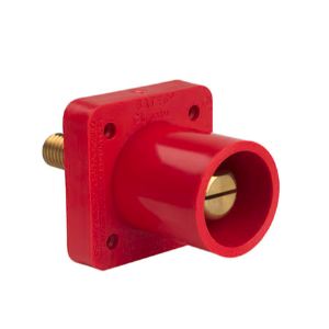 PASS AND SEYMOUR PS40-MRSBR Panel Mount Locking Connector, Red, 600V | CH4JVA