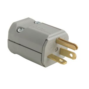PASS AND SEYMOUR PS5364-GRY Plug, M3, Gray | CH4EWH
