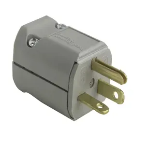 PASS AND SEYMOUR PS5364-GRY Plug, M3, Gray | CH4EWH