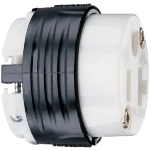 PASS AND SEYMOUR PS5369X Connector, 20A, 125V, Black And White, Double Pole, 4 | CH3ZNW