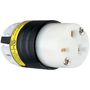 PASS AND SEYMOUR PS5469-XGCM Ground Continuity Monitoring Connector, Straight Blade, 15A, 125V | CH3ZQN