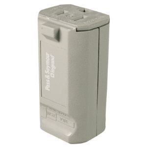 PASS AND SEYMOUR PS5969-GRY Connector, Gray, 125V, Double Pole, 0-14 Awg | CH4EWA