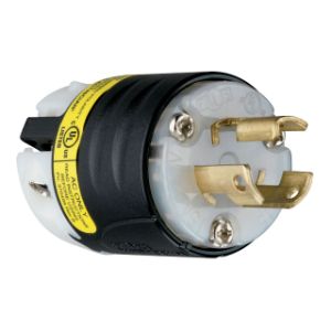 PASS AND SEYMOUR PSL715-PGCM Ground Continuity Monitoring Plug, Black And White, 15A, 277V | CH4DPX