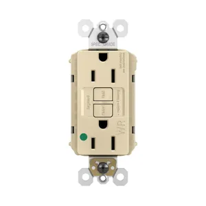 PASS AND SEYMOUR PT1597HGTRWRI GFCI Receptacle, Hospital Grade, Tamper Resistant, 15A | CH4GRX