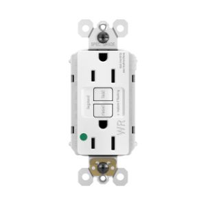 PASS AND SEYMOUR PT1597HGTRWRW GFCI Receptacle, Hospital Grade, Tamper Resistant, 15A | CH4GTA