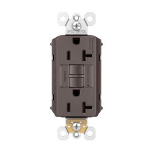 PASS AND SEYMOUR PT2097 GFCI Receptacle, 20A, 125V, Brown | CH4HHA