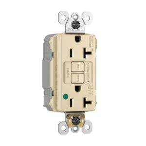 PASS AND SEYMOUR PT2097HGTRWRI GFCI Receptacle, Hospital Grade, Tamper Resistant, 20A | CH4GTD