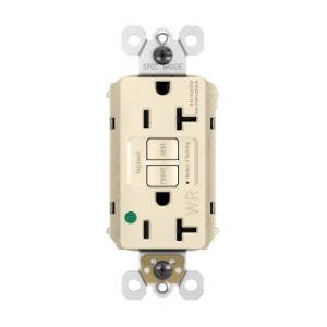 PASS AND SEYMOUR PT2097HGTRWRLA GFCI Receptacle, Hospital Grade, Tamper Resistant, 20A | CH4GTE
