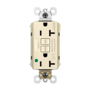 PASS AND SEYMOUR PT2097HGTRWRLA GFCI Receptacle, Hospital Grade, Tamper Resistant, 20A | CH4GTE