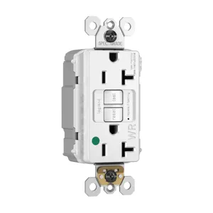 PASS AND SEYMOUR PT2097HGTRWRW GFCI Receptacle, Hospital Grade, Tamper Resistant, 20A | CH4GTF