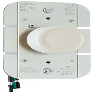 PASS AND SEYMOUR R1000-LAV Rotary Dimmer, 120V, Light Almond | CH4JMP