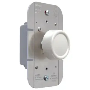 PASS AND SEYMOUR R1000-PLAV Rotary Dimmer, 120V, Light Almond | CH4JMN