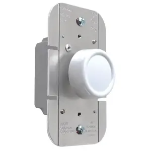 PASS AND SEYMOUR R1000-WV Rotary Dimmer, 120V, White | CH4JMU