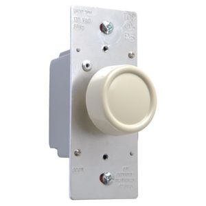 PASS AND SEYMOUR R600-PIV Rotary Dimmer, 120V, Ivory | CH4JMD