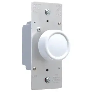 PASS AND SEYMOUR R603-PWV Rotary Dimmer, 120V, White | CH4JMW